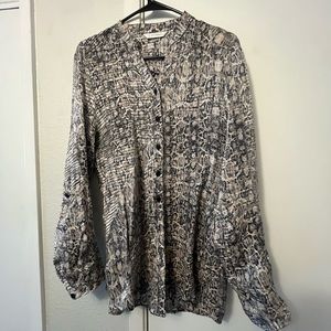 Snake Print Erin London Blouse